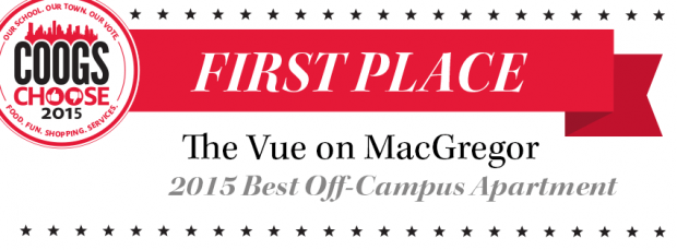 University of Houston Students Vote Vue on MacGregor Best Off-Campus Apartment